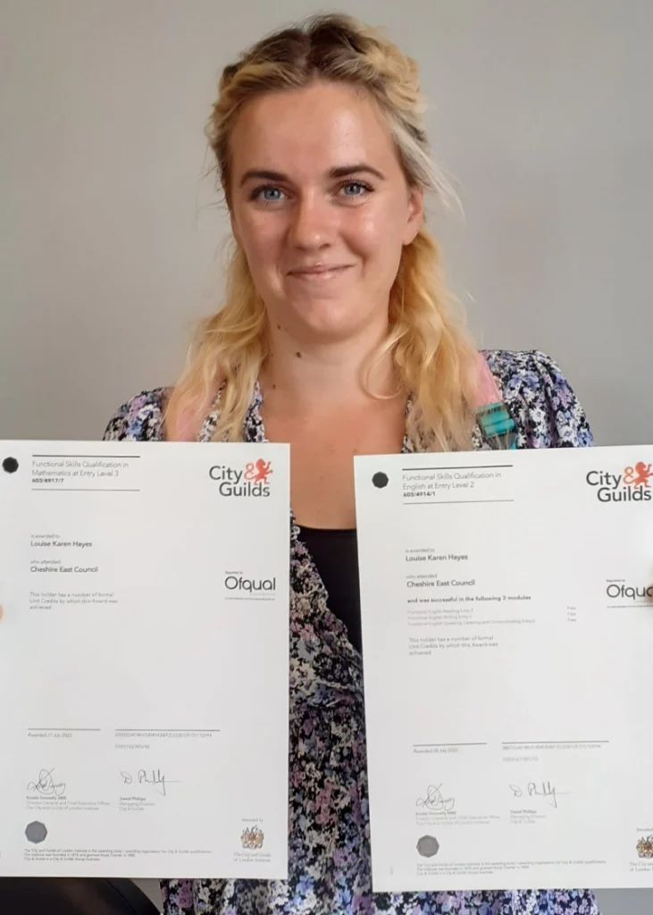 Photo of learner Louise