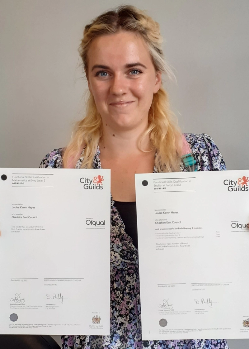 Photo of learner Louise
